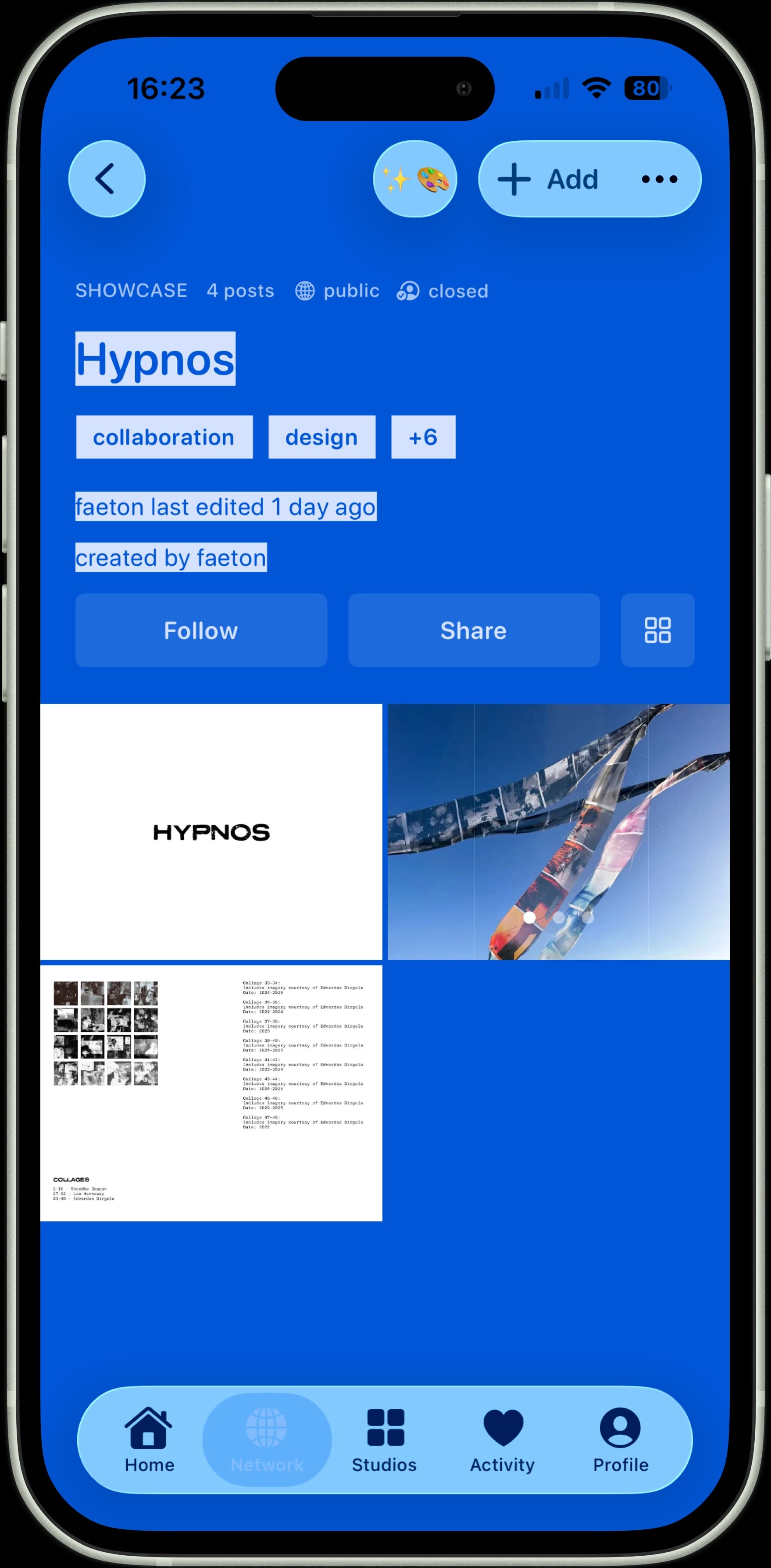 Portfolio Studio bringing selected creative work together